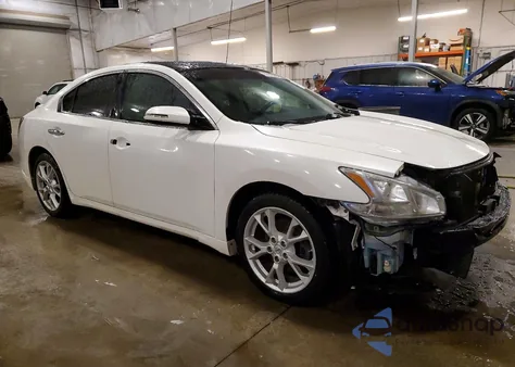 2012 Nissan Maxima S z USA, uszkodzony, nr VIN 1N4AA5AP7CC819901